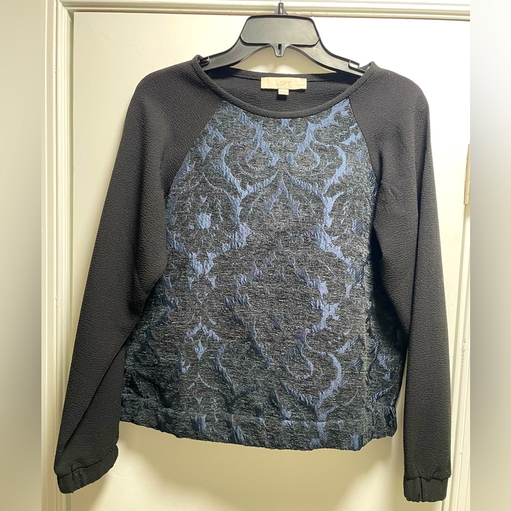 Loft | petite small | long sleeve blouse
